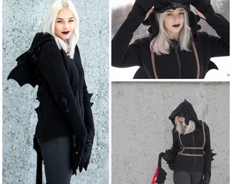 Toothless inspired hoodie Male/Female