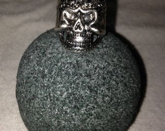 Black Bath Bomb with Skull Ring Inside