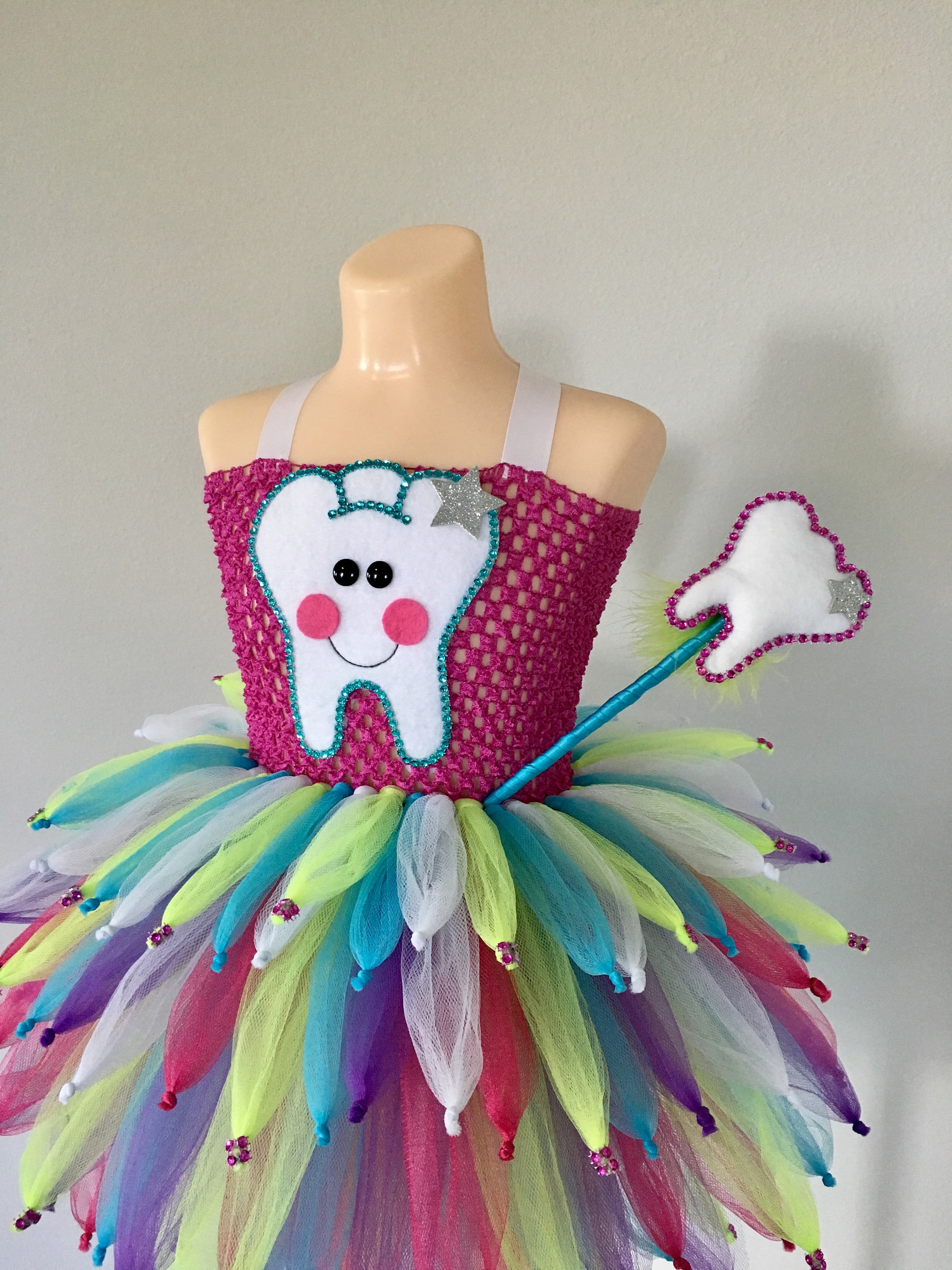Tooth fairy costume halloween tutu fairy costume Tooth