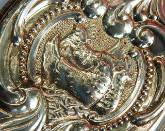 1990 Wallace Silversmiths 0.925 Sterling Silver - Three French Hens - Rare Vinatge Christmas Ornament Colletible