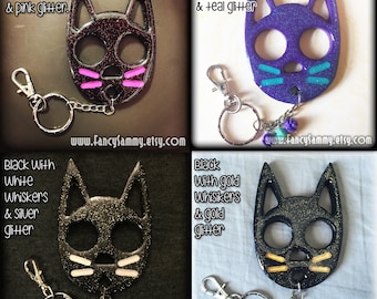 Resin Cat Keychain (Made-To-Order)
