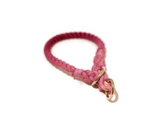 Ombre Rope Dog Collar