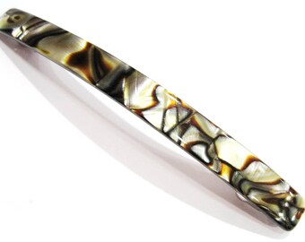 Hair Barrette long onyx 11cm