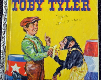 Vintage Children's Book Tobie Tyler First Edition Little Golden Book