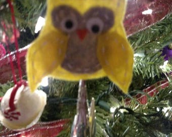 Felt hand sewn Christmas ornaments