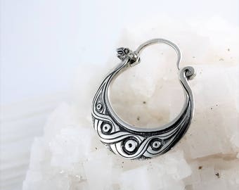 viking's earring Drakkar - earring for men - sterling silver - men's earring - north mythology earring - men's earring - cossack's earring