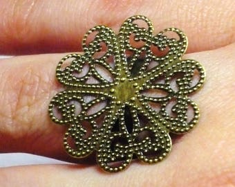 bronze 1 ring adjustable 18mm