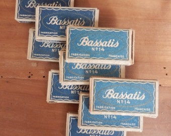 Shaving blades vintage French Bassatis no 14 - two boxes of five blades