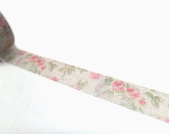 Vintage Rose Washi Tape 15mm x 10m
