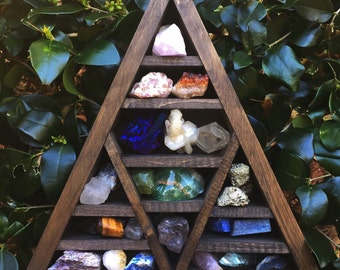 Large Triangle Crystal Display Shelf