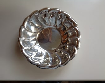 Vintage Silver Plated Fluted Vegetable Dish