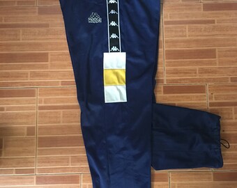 Vintage Sweatpants Kappa With Half Stripe