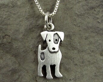 Tiny Jack Russell terrier necklace / pendant