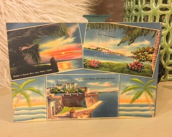 Vintage Puerto Rico Postcard