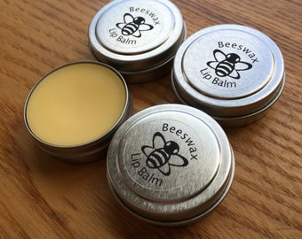 Beeswax peppermint cocoa lip balm