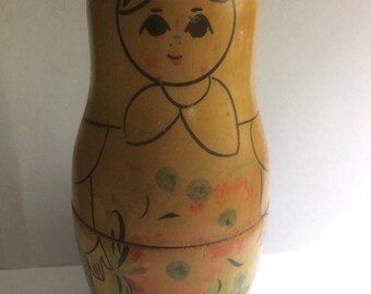 1940s Russian nesting doll