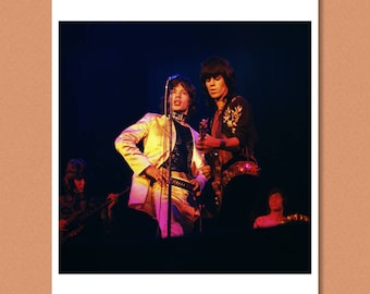 THE ROLLING STONES - 'The Glimmer Twins', Copenhagen, 1970 --- Mick Jagger, Keith Richards --- Giclée/Photo print