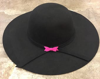 Wide Brim Hat, Floppy Hat, Fedora Hat, Felt Hat, Womens Floppy Hat, Brim Hat, Fall Hat, Winter Hat, Warm Hat, Elegant Hat, Free Shipping