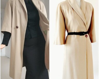 Vintage 1940's Coat | 1940's Overcoat | 1940's Swing Coat | 1940's Jacket |
