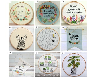 Pre-printed Sulky Sticky Fabri Solvy - just peel, stick and stitch - then dissolve away! Hand embroidery magic