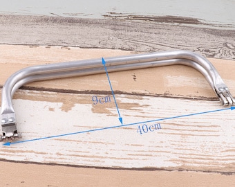 Large Bag Frame 16* 3 1/2 inch Aluminium Rectangle Purse Frame Clutch Kiss Clasp Bag Frame Handbag Framesa Bag Hardware