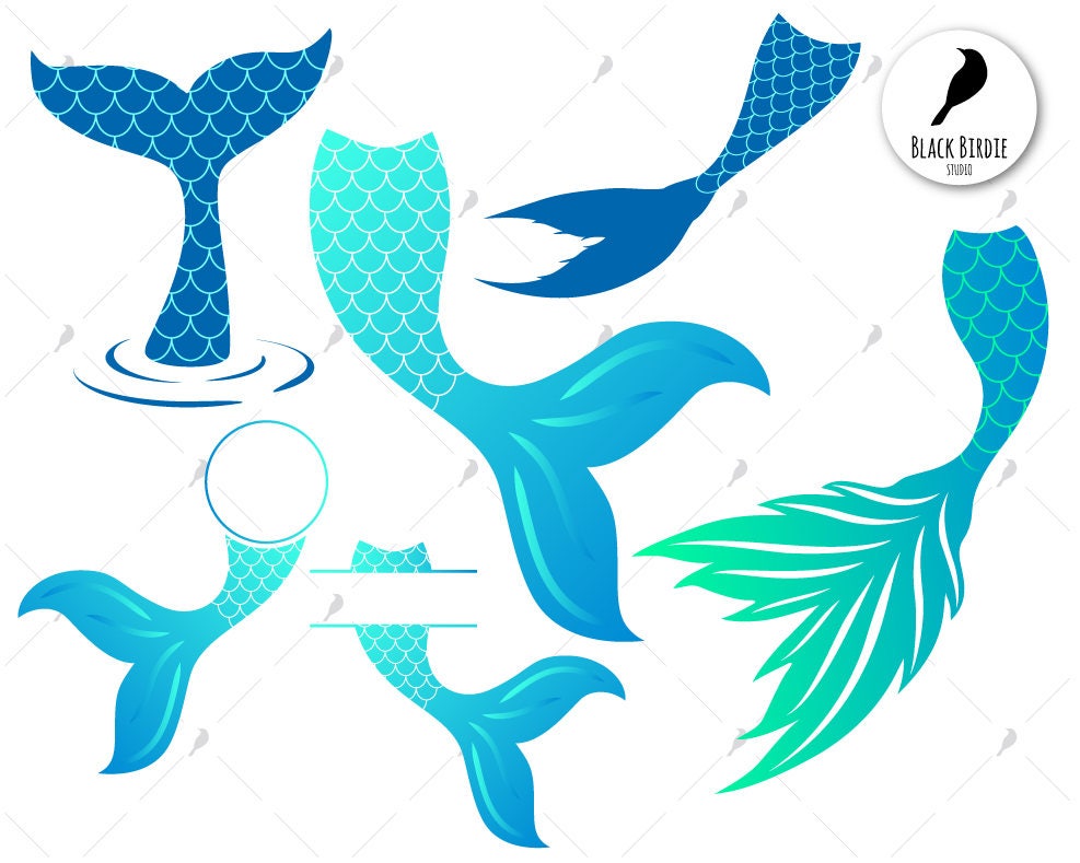 Free Free 158 Clipart Tail Svg Mermaid Tail Silhouette SVG PNG EPS DXF File