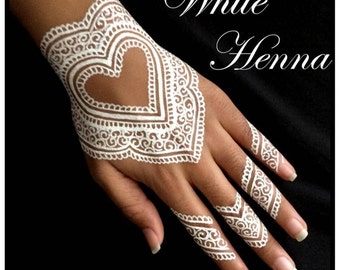 White Henna Cones,Herbal Henna,Self Making Tattoos Cone,Herbal Mehendi,Natural Henna,Fresh Cone,Body Art,White Temporary Tattoo,party tattoo