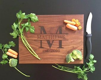 Personalized Cutting Board Bridal Shower Gift Wedding Present Christmas (Item Number EEBB204)