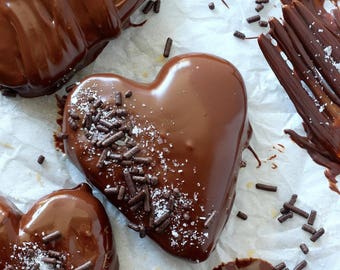 Chocolate Peanut Butter Hearts
