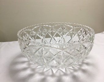 Anchor Hocking Clear Glass Bowl