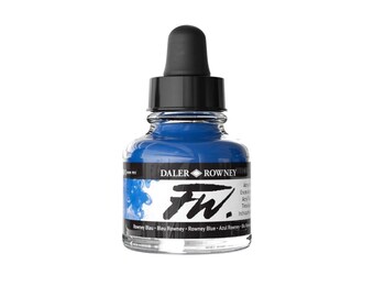 Daler Rowney FW Artists' Acrylic Ink - ROWNEY BLUE