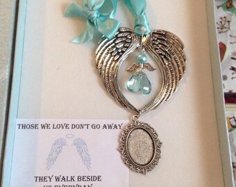 Angel Wings Keepsake with Photo Frame