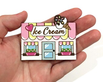 Ice Cream Parlour Brooch