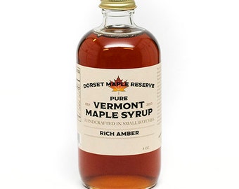 Pure Vermont Maple Syrup - Rich Amber 16oz