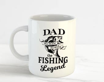 Download Dad The Man The Myth The Fishing Legend SVG Files Dad Fishing
