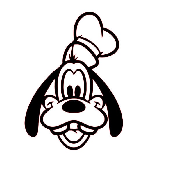SVG File of Goofy Disney