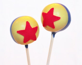 Pixar Luxo Ball Cake Pops