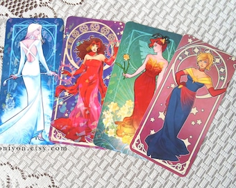 Nouveau Superladies Bookmarks Captain Marvel Phoenix Scarlet Witch White Queen