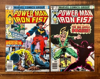 1979 Power Man and Iron Fist, Luke Cage #58 and #59 Comic Books/VF-VG/Marvel Comics /Misty Knight/Choose One or Both for a Discounted Price!
