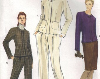 Vogue Sewing Pattern 7149 - Misses' Jacket, Skirt & Pants (6-10, 12-16)