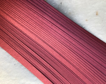 Shimmer Mars Red~ Moravian German Froebel Paper (52 strips)