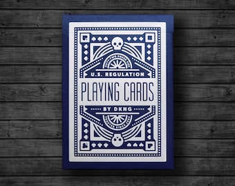 DKNG 'Blue Wheel' Playing Cards