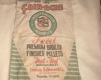 Fair-Acre Feed Sack
