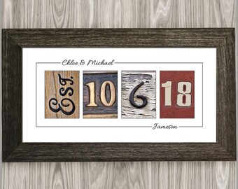 PERSONALIZED WEDDING GIFT, Unique Wedding Gift, Wedding Gift for Couple, Wedding Frame Personalized, Gift for Bride, Anniversary Gift