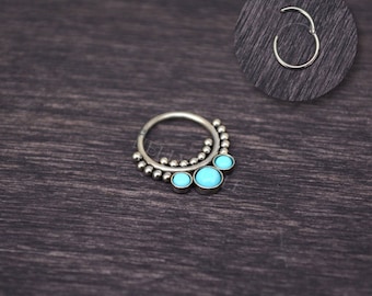 Surgical Steel Septum Ring 14g - Septum jewelry, daith piercing jewelry