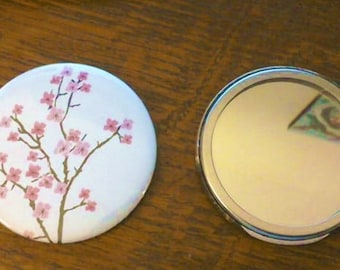 Cherry Blossom Handbag Mirror 58MM