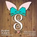 Download Easter Bunny Ears with Bow Nose Whiskers for Monogram