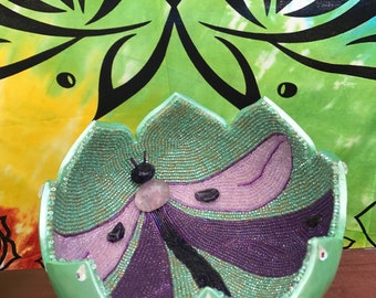 Dragonfly Gourd Bowl