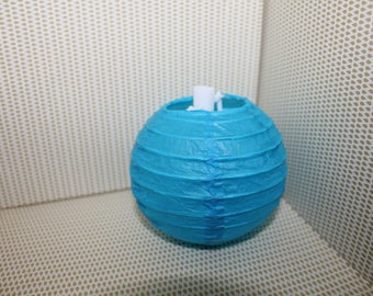 1 x Blue 10cm paper Chinese Lantern/Lantern
