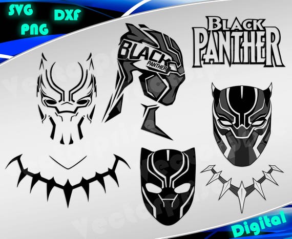 Download Black Panther helmet svg Black Panther mask Marvel Black